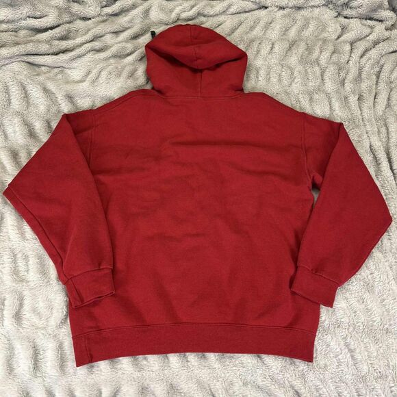 Las Vegas Nevada Hoodie Mens M Red Graphic Pullover Sweatshirt Fruit of the Loom - Picture 2 of 7